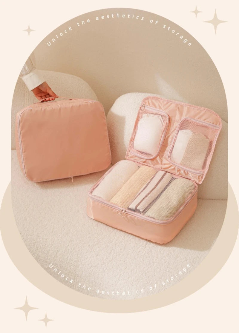 Large Capacity Foldable Organizer Bag – 3-in-1 Multi-Layer Travel Storage