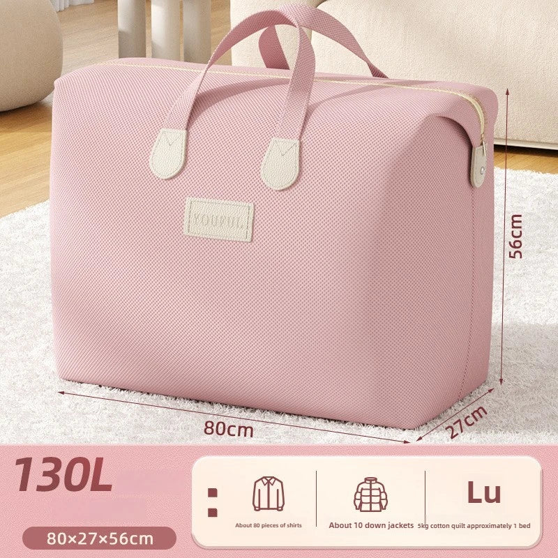 Large Capacity Moisture-Proof Clothing Bag – Quilt Storage & Packing Organizer