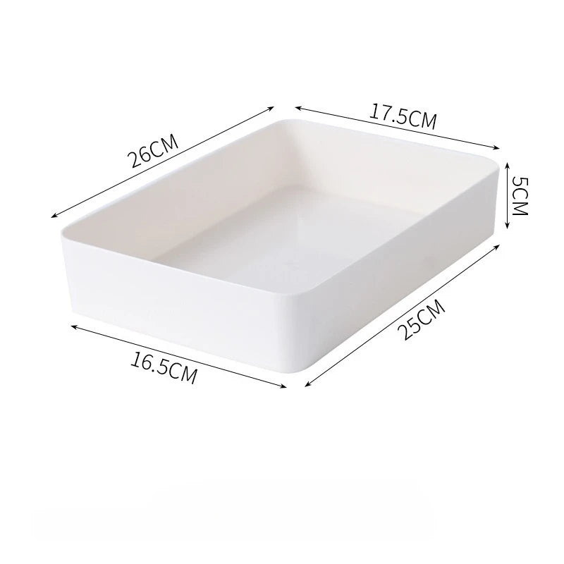 Built-in Desk Drawer Organizer – Storage Box Set for Cosmetics, Stationery, and Small Items