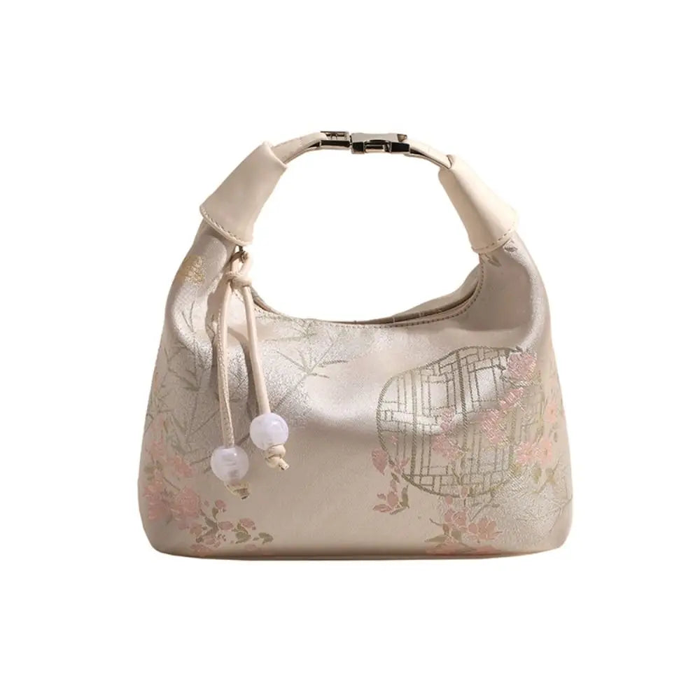 SilkBloom Embroidered Style Handbag – Luxury Bag for Women