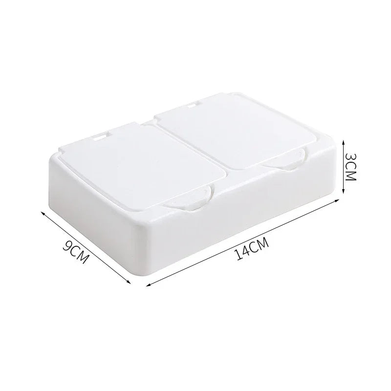 PopView Mini Desktop Storage Box – Dustproof Organizer with Lid