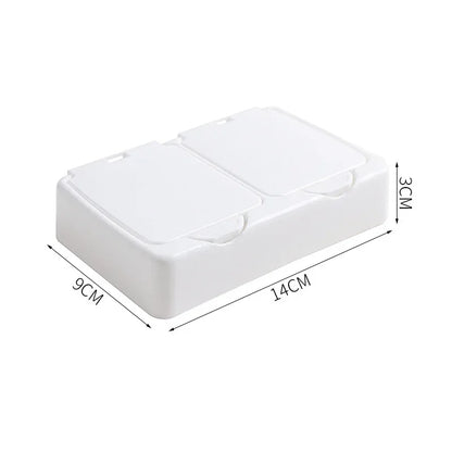 PopView Mini Desktop Storage Box – Dustproof Organizer with Lid