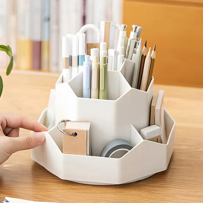 AllRound 360° Desktop Organizer – Stationery & Cosmetic Storage Box