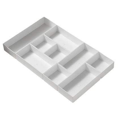 Built-in Desk Drawer Organizer – Storage Box Set for Cosmetics, Stationery, and Small Items