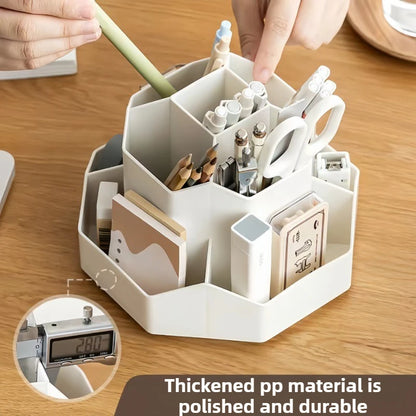 AllRound 360° Desktop Organizer – Stationery & Cosmetic Storage Box