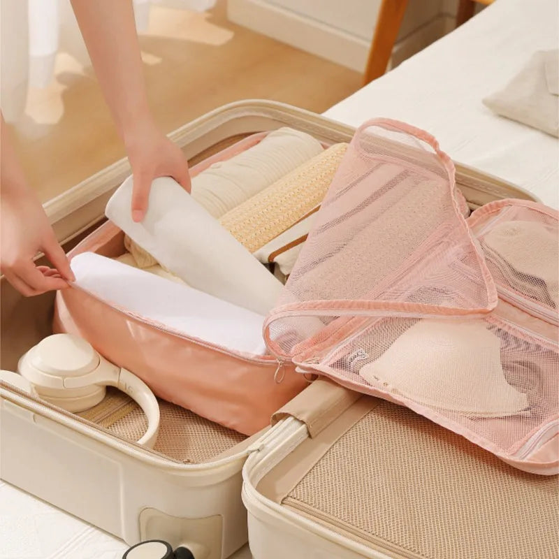 Large Capacity Foldable Organizer Bag – 3-in-1 Multi-Layer Travel Storage