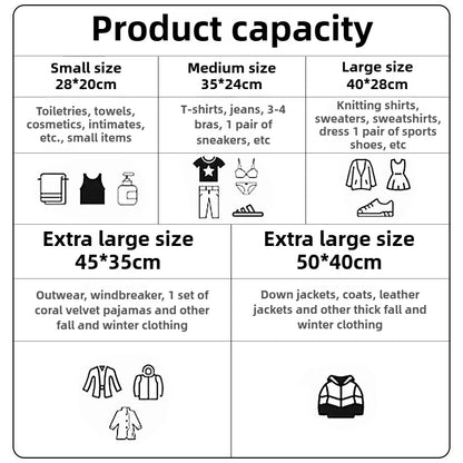 10PCS Transparent Frosted Travel Storage Bags – Waterproof Organizer