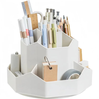 AllRound 360° Desktop Organizer – Stationery & Cosmetic Storage Box