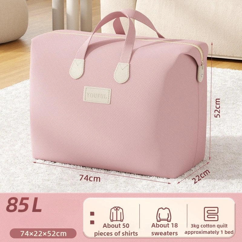 Large Capacity Moisture-Proof Clothing Bag – Quilt Storage & Packing Organizer