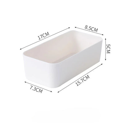 Built-in Desk Drawer Organizer – Storage Box Set for Cosmetics, Stationery, and Small Items