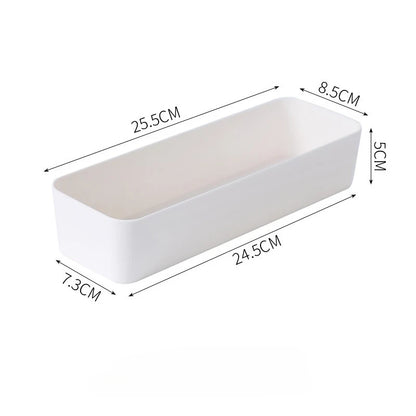 Built-in Desk Drawer Organizer – Storage Box Set for Cosmetics, Stationery, and Small Items