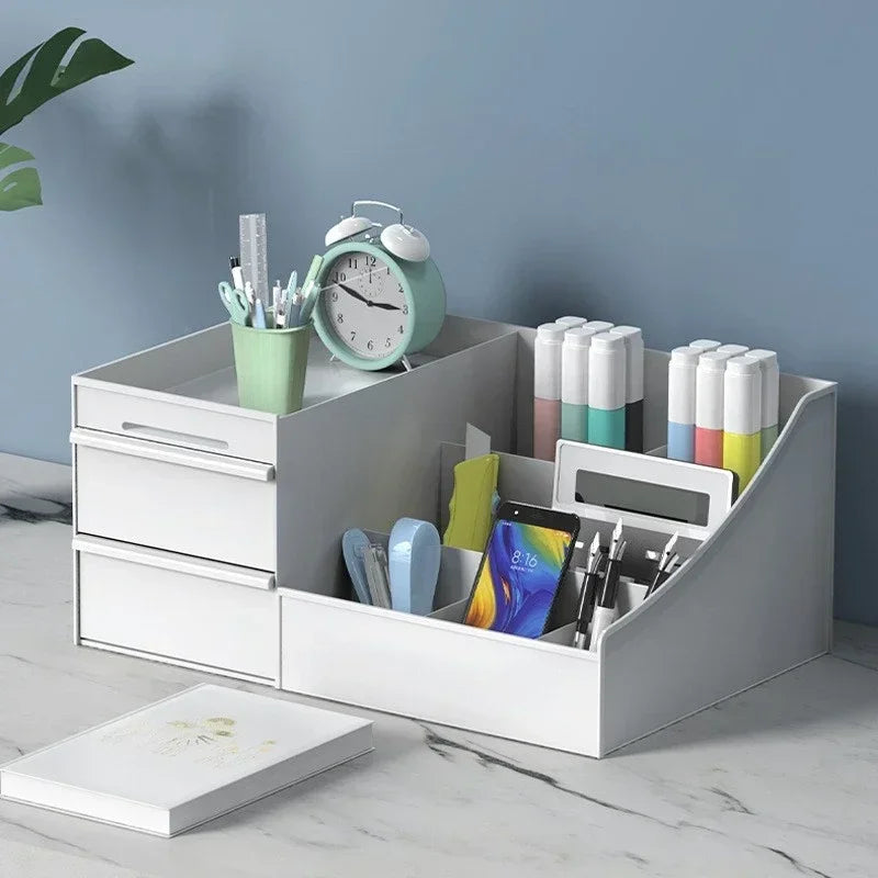 VanityMate Desktop Makeup Organizer – Cosmetic Storage Box with Drawers for Lipstick, Brushes, Lotions & Eyeshadow