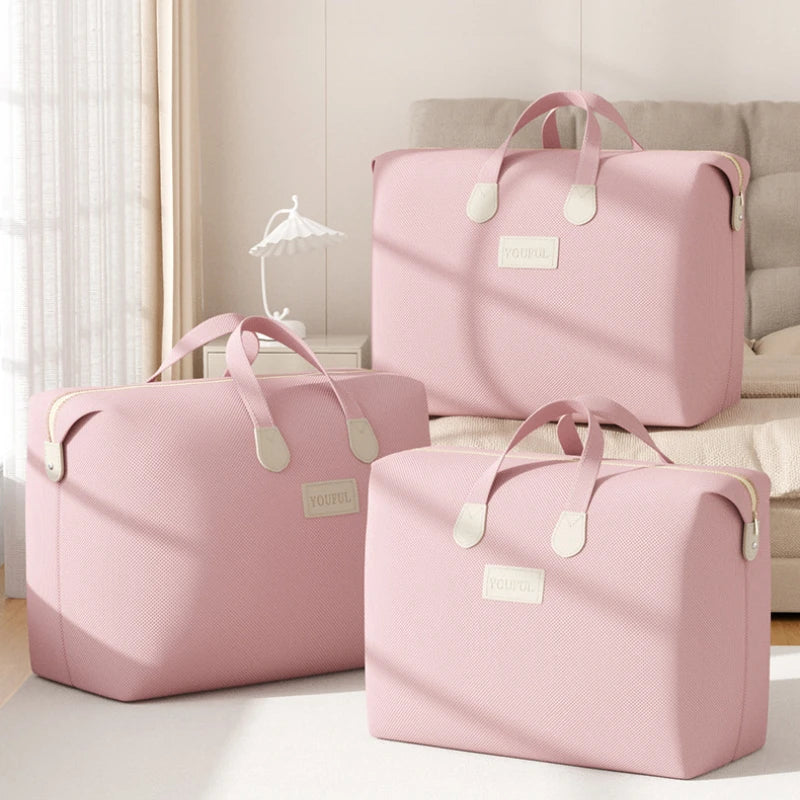 Large Capacity Moisture-Proof Clothing Bag – Quilt Storage & Packing Organizer