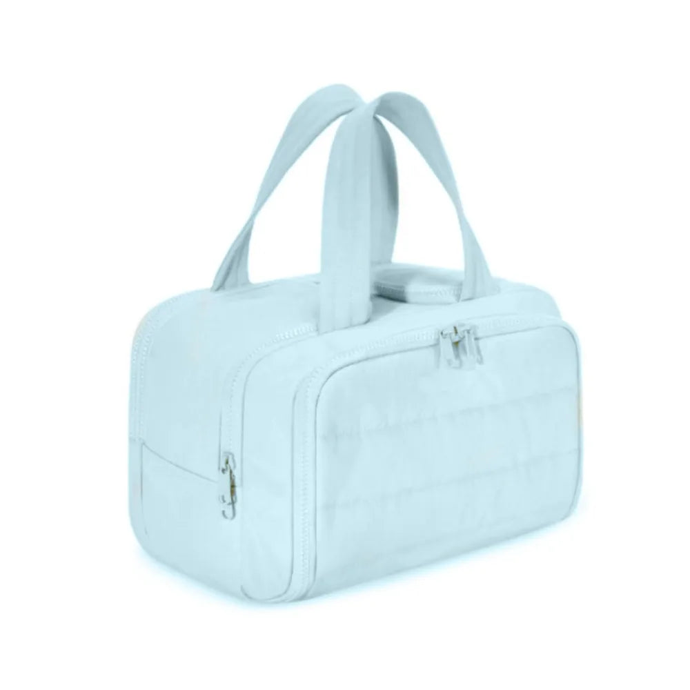 PuffEase Multi-Pouch Travel Cosmetic Bag – Multifunctional Makeup & Toiletry Organizer
