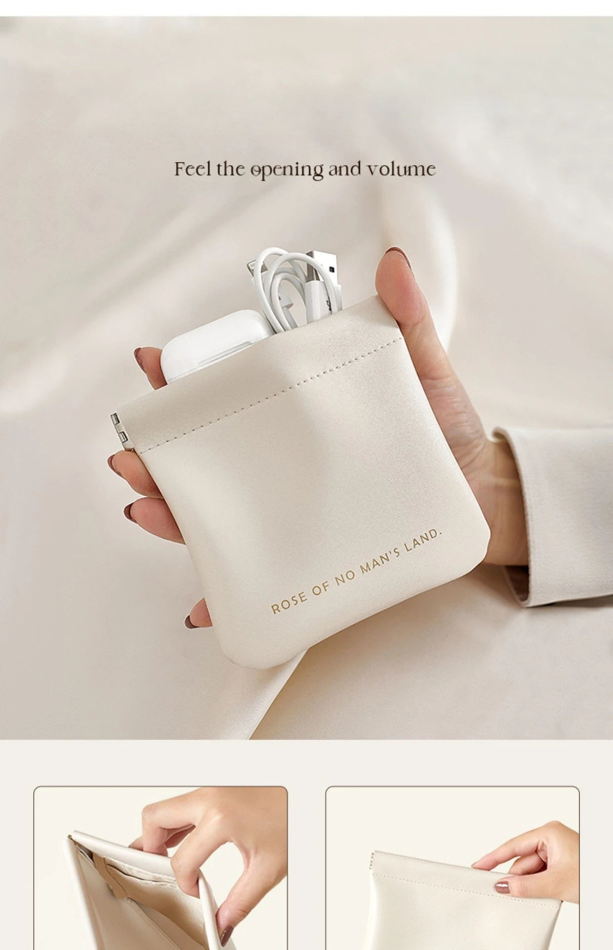 Compact Makeup & Jewelry Organizer – Mini Travel Pouch