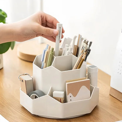 AllRound 360° Desktop Organizer – Stationery & Cosmetic Storage Box