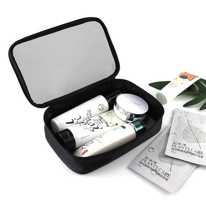 Transparent Travel Cosmetic Bag Set – Zipper Makeup & Toiletry Organizer (1/3pcs)
