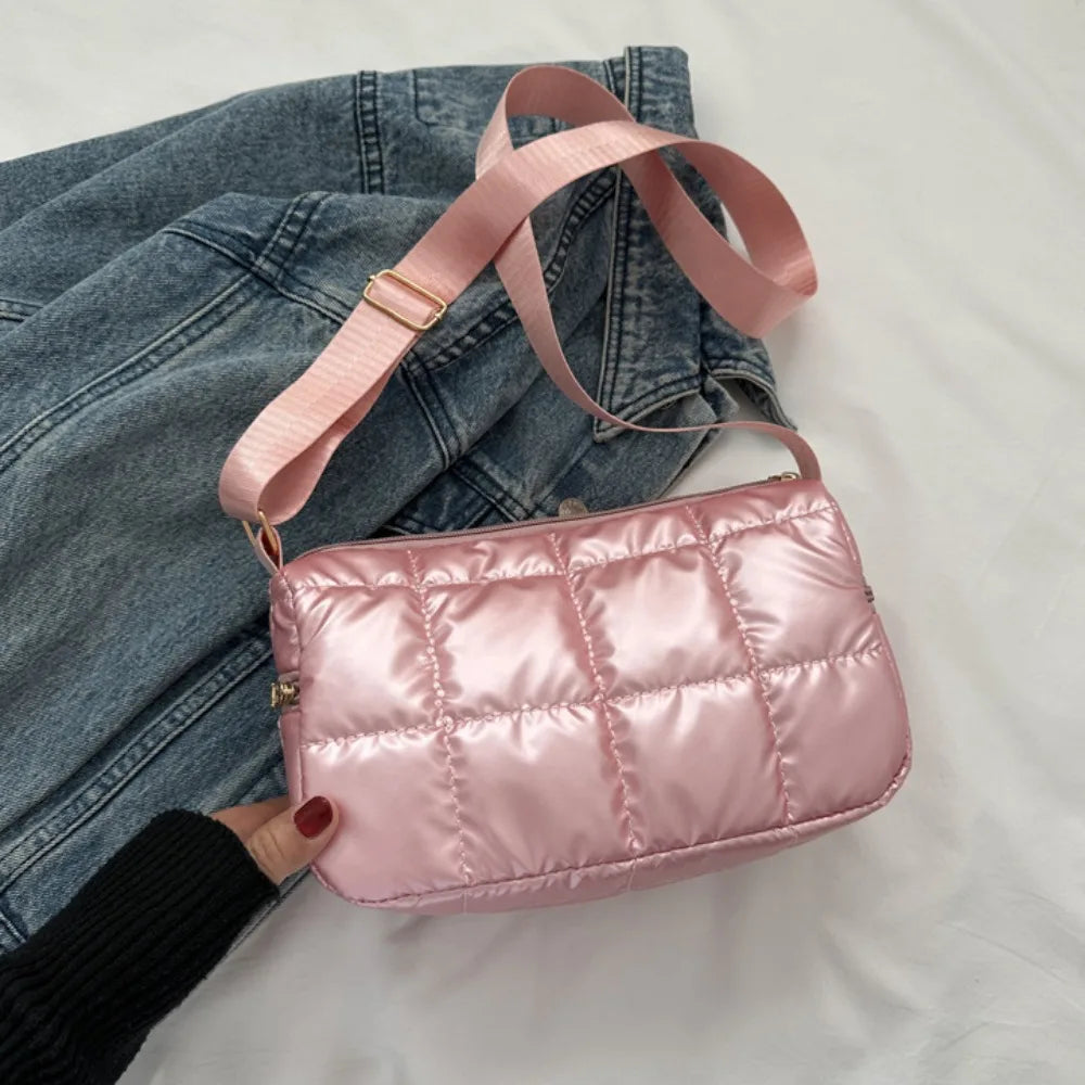 TravelEase Quilted Crossbody – Lightweight Shoulder Bag