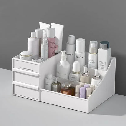 VanityMate Desktop Makeup Organizer – Cosmetic Storage Box with Drawers for Lipstick, Brushes, Lotions & Eyeshadow