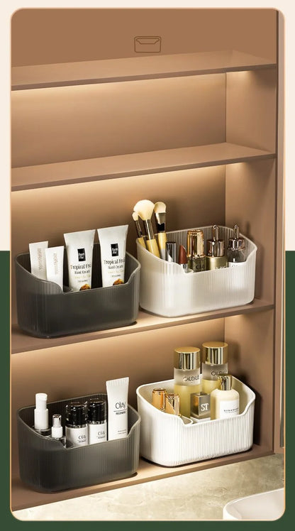 GlamBox Cosmetic Large Capacity Storage – Mirror Cabinet Design