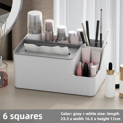 TidyMate Multifunctional Desktop Tissue & Remote Organizer – Living Room, Dining Table & Coffee Table Storage Box