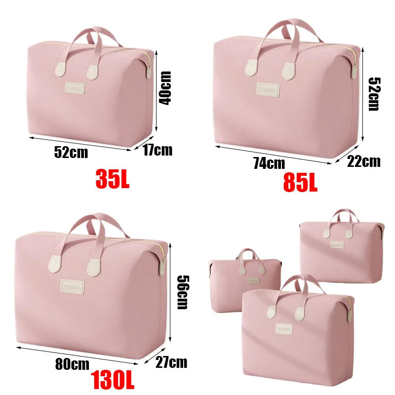 Large Capacity Moisture-Proof Clothing Bag – Quilt Storage & Packing Organizer