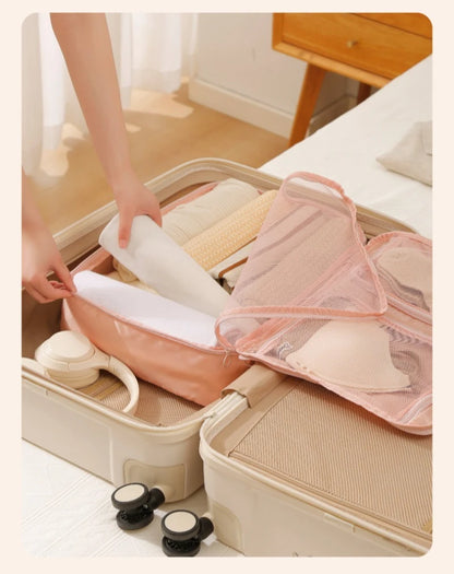 Large Capacity Foldable Organizer Bag – 3-in-1 Multi-Layer Travel Storage