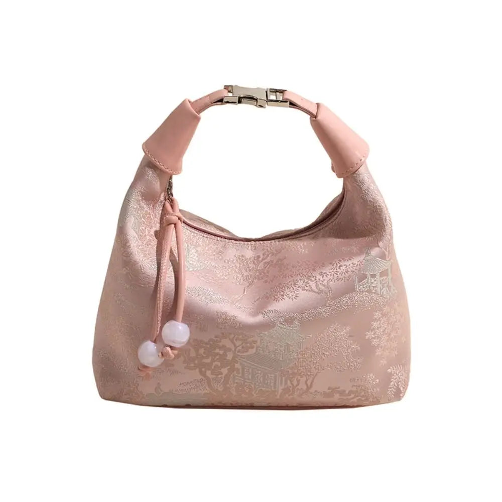 SilkBloom Embroidered Style Handbag – Luxury Bag for Women