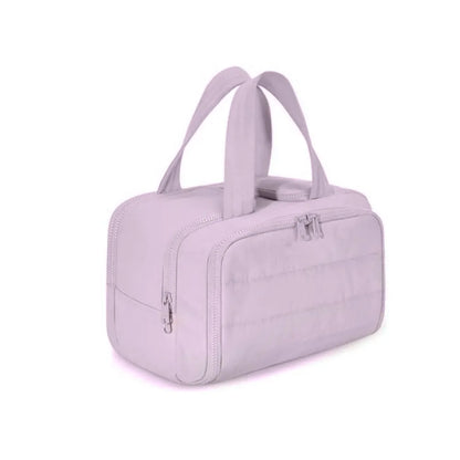 PuffEase Multi-Pouch Travel Cosmetic Bag – Multifunctional Makeup & Toiletry Organizer