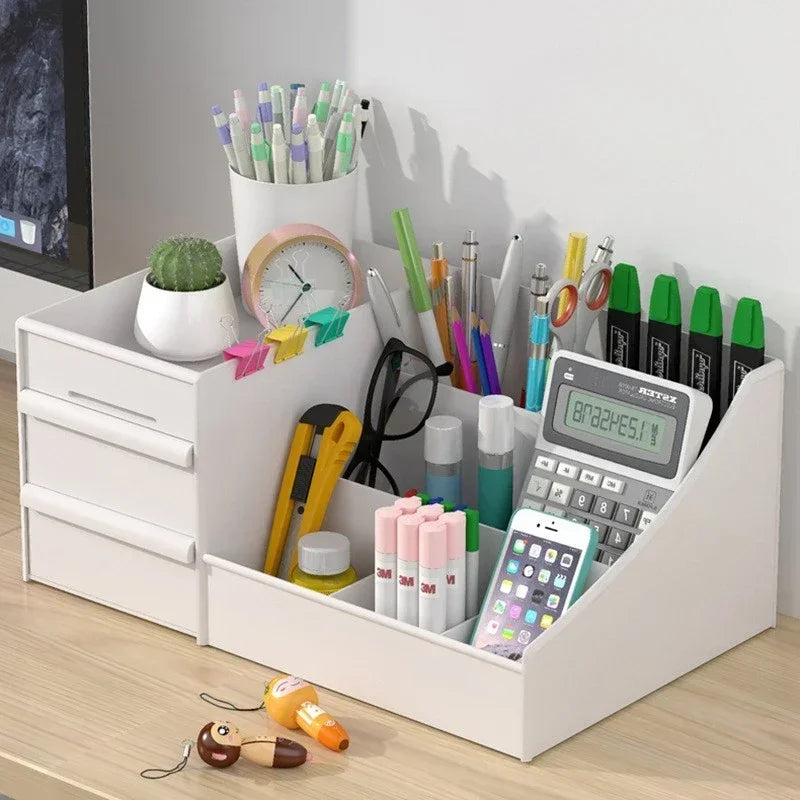 VanityMate Desktop Makeup Organizer – Cosmetic Storage Box with Drawers for Lipstick, Brushes, Lotions & Eyeshadow