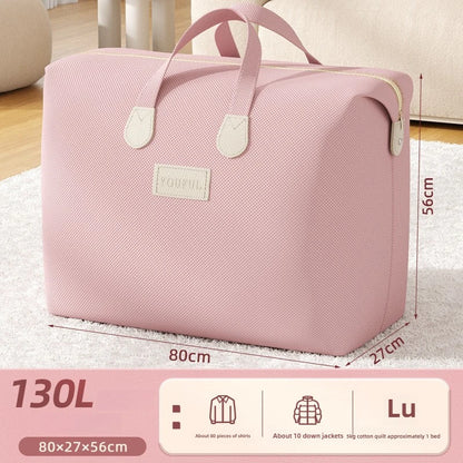 Large Capacity Moisture-Proof Clothing Bag – Quilt Storage & Packing Organizer