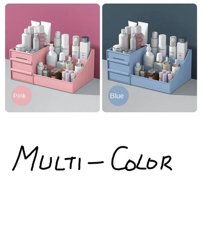 VanityMate Desktop Makeup Organizer – Cosmetic Storage Box with Drawers for Lipstick, Brushes, Lotions & Eyeshadow