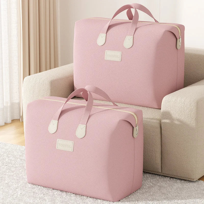 Large Capacity Moisture-Proof Clothing Bag – Quilt Storage & Packing Organizer