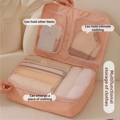 Large Capacity Foldable Organizer Bag – 3-in-1 Multi-Layer Travel Storage