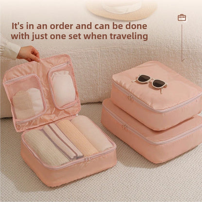 Large Capacity Foldable Organizer Bag – 3-in-1 Multi-Layer Travel Storage