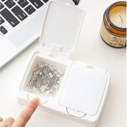 PopView Mini Desktop Storage Box – Dustproof Organizer with Lid