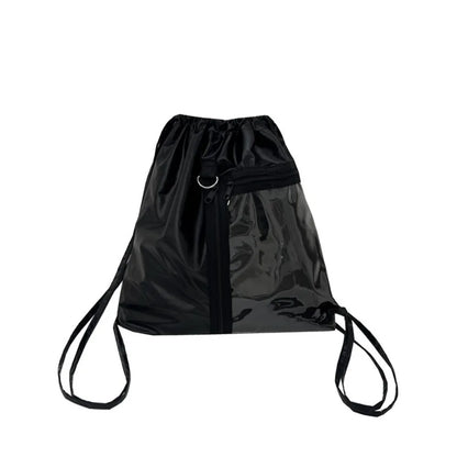 ClearTrend Drawstring Backpack – Large Capacity Handheld & Shoulder Bag