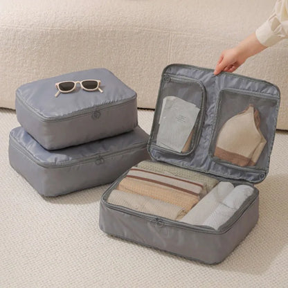 Large Capacity Foldable Organizer Bag – 3-in-1 Multi-Layer Travel Storage