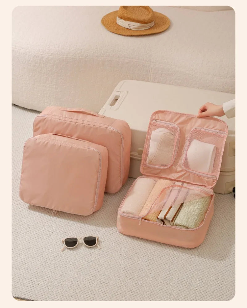 Large Capacity Foldable Organizer Bag – 3-in-1 Multi-Layer Travel Storage