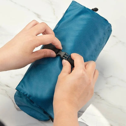 PackWell Foldable Portable Toiletry Bag – Travel, Camping & Home Essentials Organizer