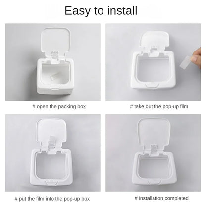 PopView Mini Desktop Storage Box – Dustproof Organizer with Lid