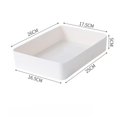 Built-in Desk Drawer Organizer – Storage Box Set for Cosmetics, Stationery, and Small Items