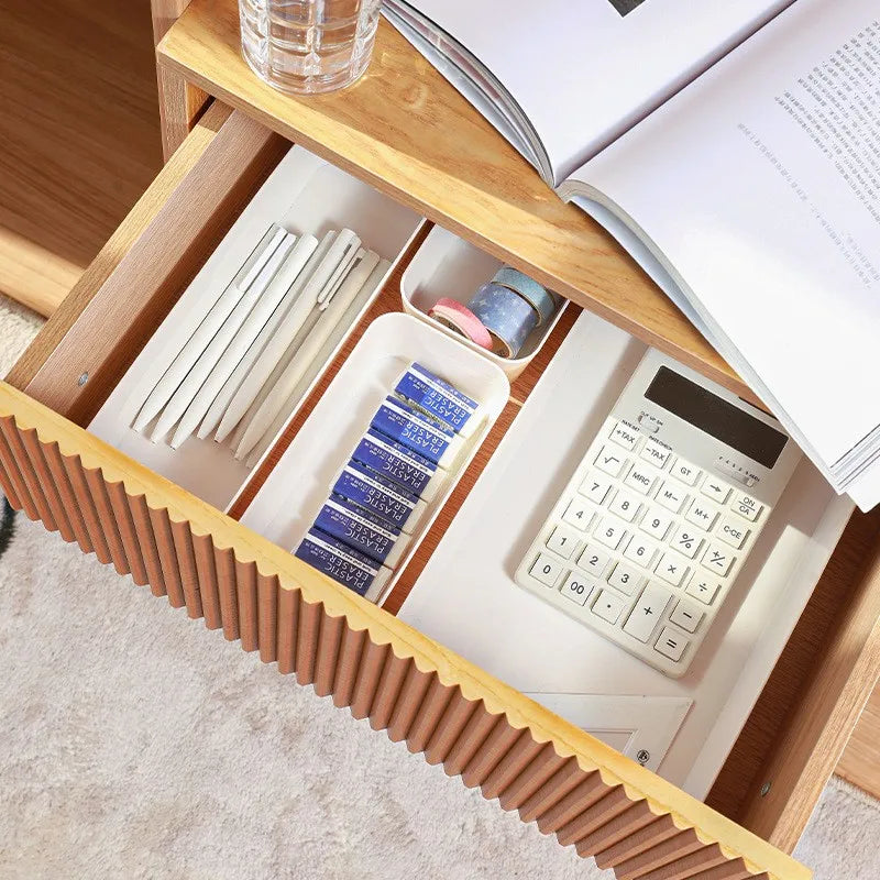 Built-in Desk Drawer Organizer – Storage Box Set for Cosmetics, Stationery, and Small Items