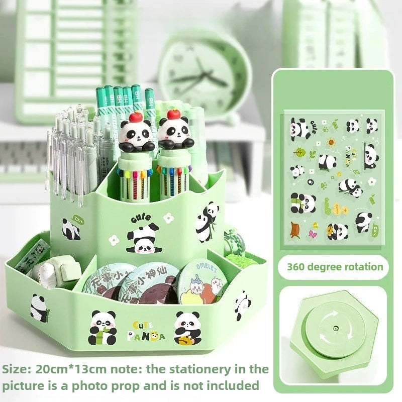 AllRound 360° Desktop Organizer – Stationery & Cosmetic Storage Box