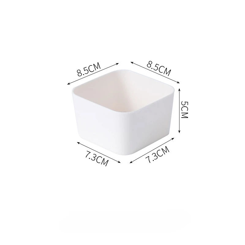 Built-in Desk Drawer Organizer – Storage Box Set for Cosmetics, Stationery, and Small Items